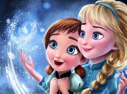Image result for Elsa and Anna in Love