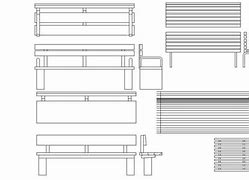 Image result for Bench Plan View