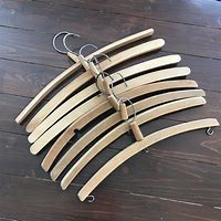 Image result for Curved Wooden Hangers