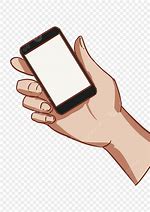 Image result for Cartoon Hand Holding Phone