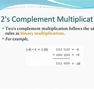 Image result for 2s Complement Multiplication