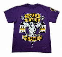 Image result for Never Give Up John Cena Tee