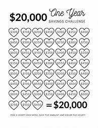 Image result for 52 Week Money Challenge with Dates