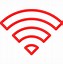 Image result for Red Wifi Symbol