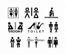 Image result for Funny Signs for Bathroom