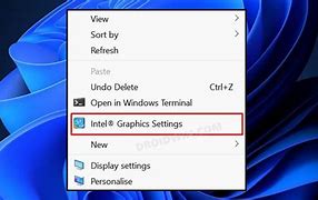 Image result for Graphics Properties Windows 11