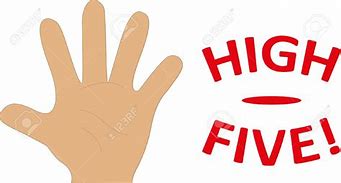 Image result for High Five Clip Art