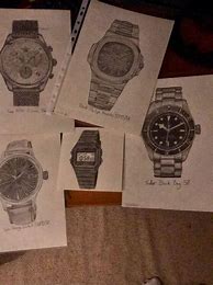 Image result for Oblong Watches Drawing