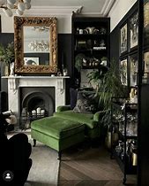Image result for Dark Academia Living Room