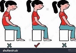 Image result for Sit Well Cartoon