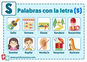 Image result for Palabras Con S En Español