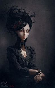 Image result for Dark Goth Woman Art