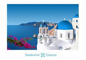 Image result for Santorini Postcards