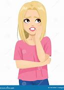 Image result for A Worried Girl Face Facing Sideways in a Cartoon