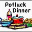 Image result for Cartoon Image of February Potluck