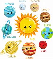 Image result for Solar System Cartoon Drawing