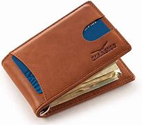 Image result for Leather Card Holder with Clip