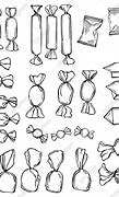 Image result for Wrapped Candy Outline