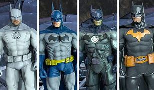 Image result for Batman Arhkham Suits All