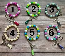 Image result for Silicone Keychain Bracelet