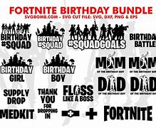 Image result for Fortnite Birthday SVG Free