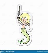Image result for Mermaid On Fish Hook Decal