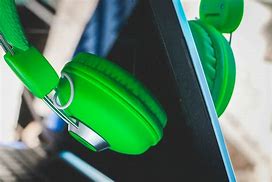 Image result for iPhone 5 Headphones Green