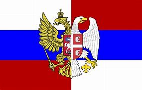 Image result for Flag of Russia and Serbia