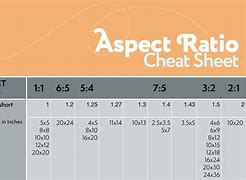 Image result for Photography Aspect Ratio Chart