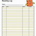 Image result for Adult Reading Logs Printable Free