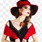 Image result for Woman Hat Silhouette