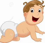 Image result for Boy Baby Crawling Cartoon