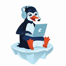 Image result for Laptop Apple and Penguin