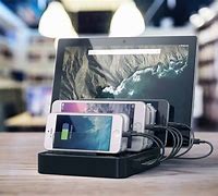 Image result for Phone Charging Station with Permanent Charger