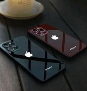 Image result for iPhone 13 with Black Leather Case
