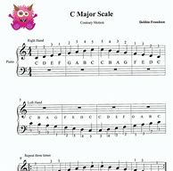 Image result for C Major Scale Piano Sheet Music