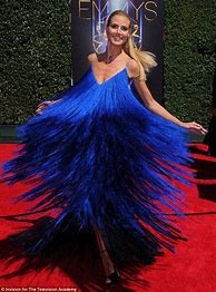 Image result for Heidi Klum in Colourful Dress