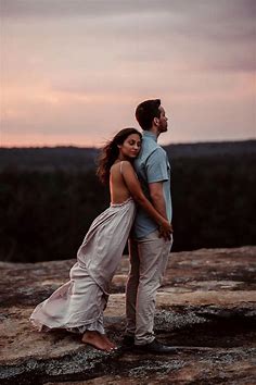 by @benxvicky | Adventure session at Arabia Mountain | sunset engagement photos |… | Wedding engagement photos, Engagement pictures poses, Outdoor engagement photos