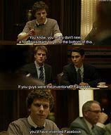 Image result for Social Network Movie Quotes
