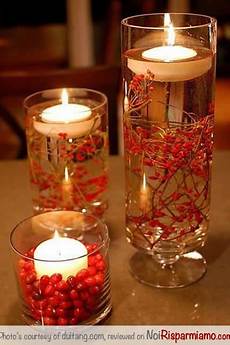 candele galleggianti centrotavola natale facile e veloce con candele e bacche candele galleggianti centrotavola natale facile e veloce con candele e bacche