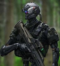 Image result for Sci Fi Military Robot Art