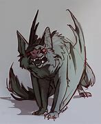 Image result for Wolf and Bat Drawing