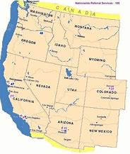 Image result for Official List of Us States West Coast Map