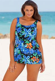 Image result for Swimming Suits Plus Size Women