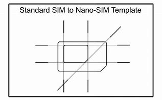 Image result for Template for Sim Card