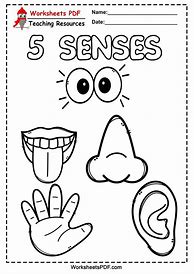 Image result for Do a Dot Printable Senses