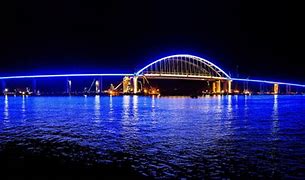 Image result for Kerch Strait Bridge Silhouette