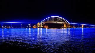 Image result for Kerch Bridge On Fire
