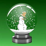 Image result for Snowman Snow Globe Clip Art