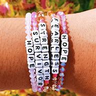 Image result for Bead Bracelets with Words